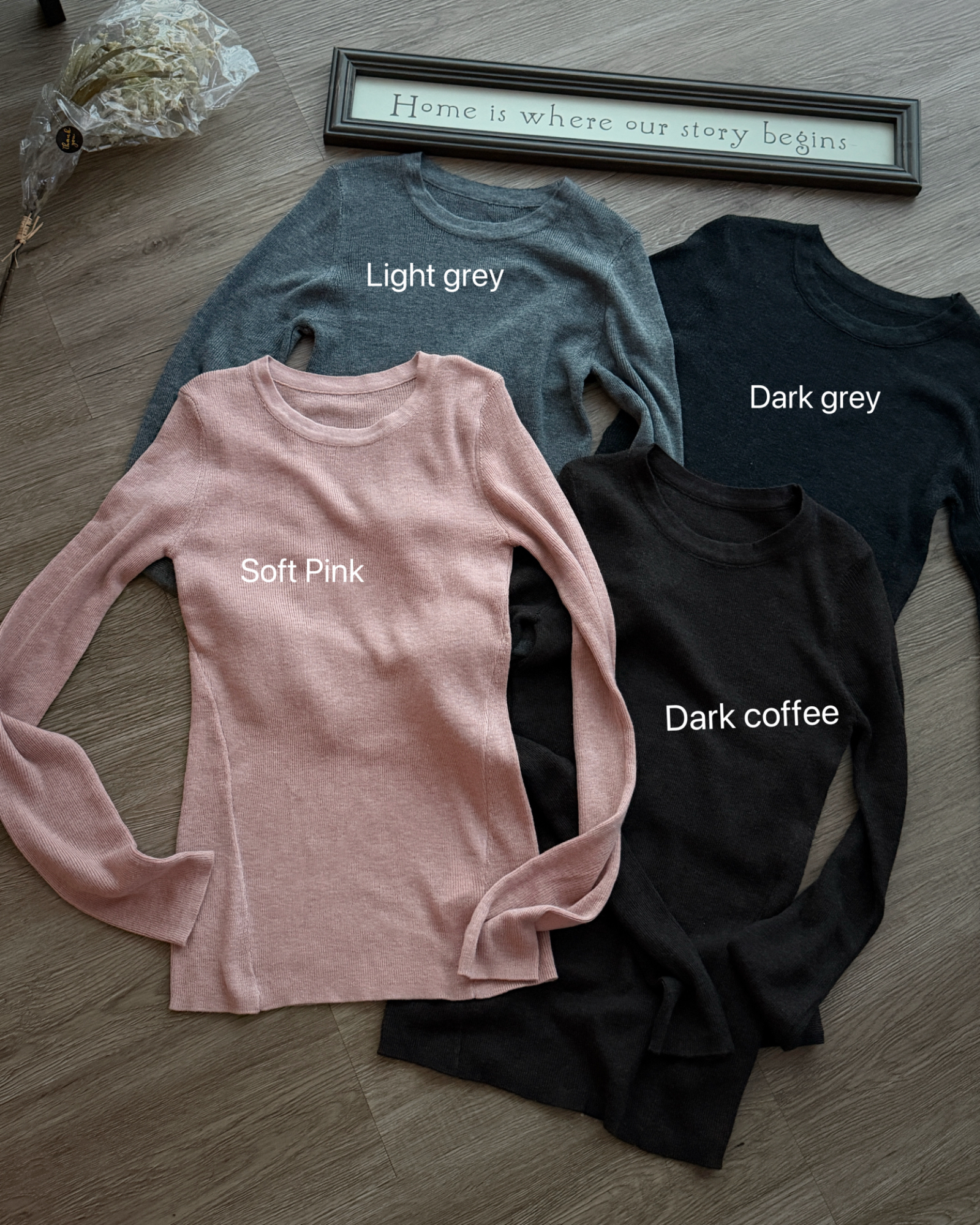 纯看版型！含羊毛*纯色简洁打底 立体腰线显瘦针织衫 夏威夷人鱼