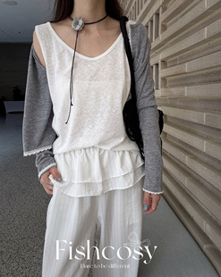 薄棉麻夏天超透气 条纹松紧腰休闲裤 2025 小荷叶边 韩国现货