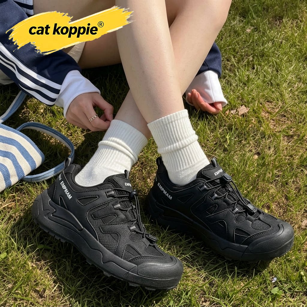 Cat Koppie户外鞋男女款不系带徒步登山鞋耐磨防滑减震高端旅游鞋