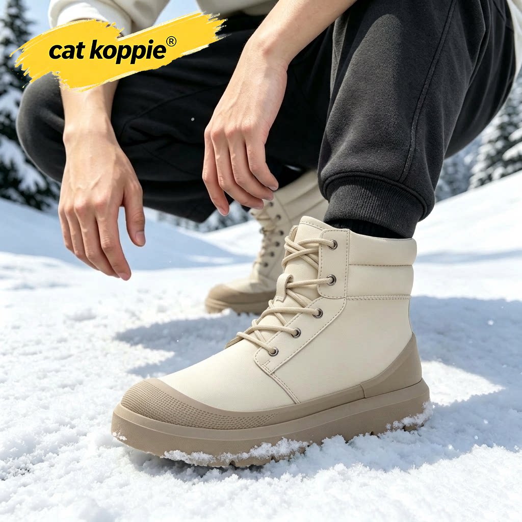 Cat Koppie男女同款休闲鞋2026秋冬情侣款雪地靴休闲鞋棉鞋短靴