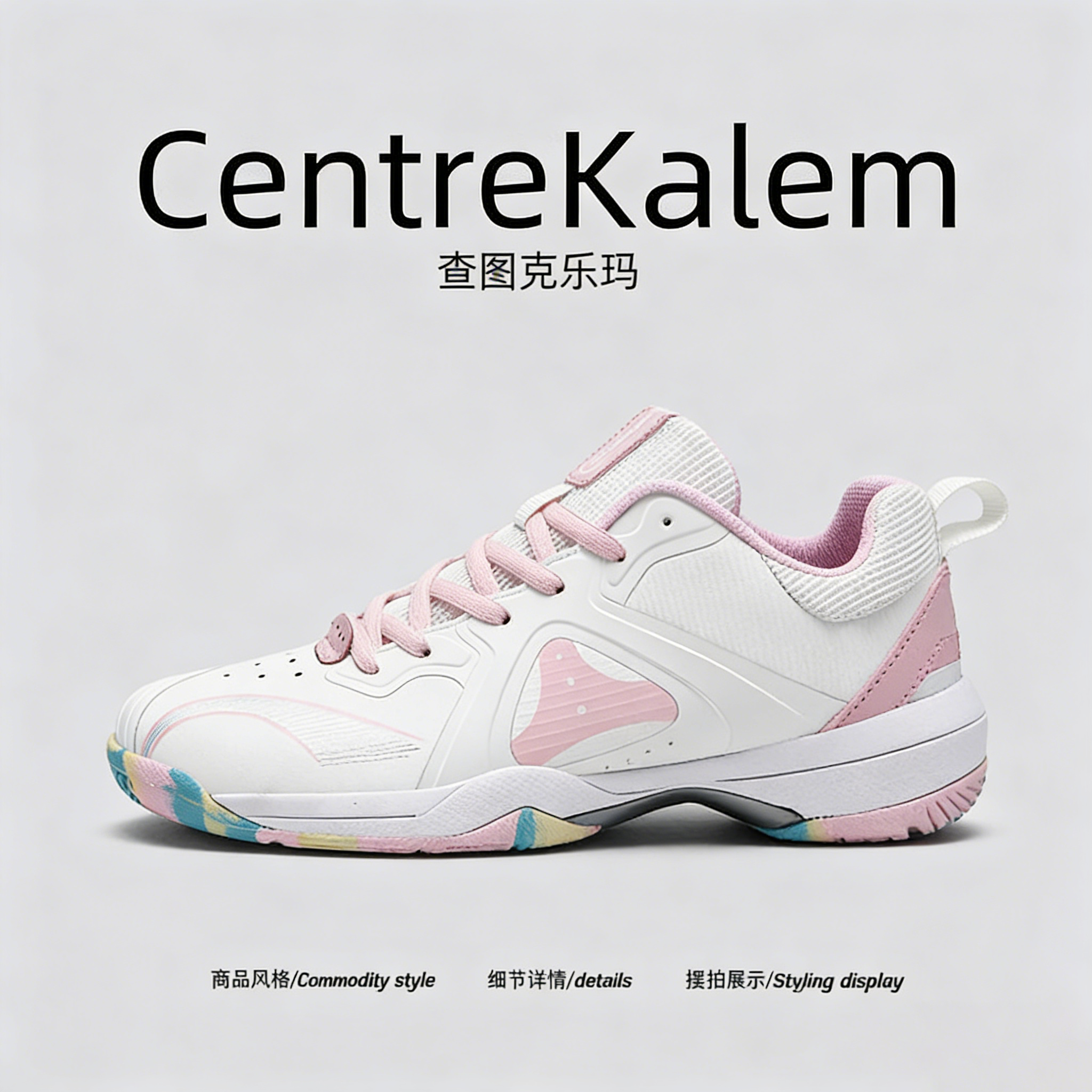 【美国CENTRE KALEM 专柜】室内户外综合训练鞋网球排球羽毛球鞋