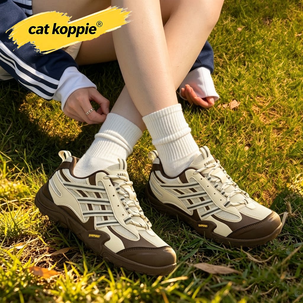 Cat Koppie男鞋秋季透气防滑运动休闲鞋户外情侣耐磨登山鞋子