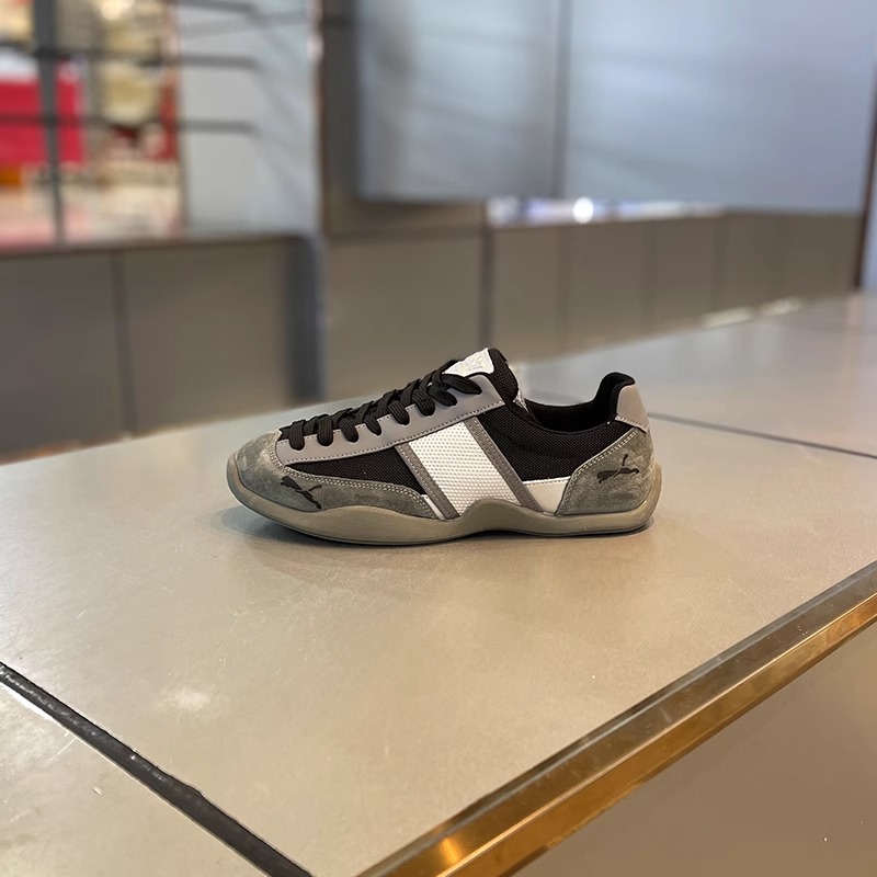 【香港&轻奢】德训鞋男2025秋季新款防滑软底拼色系带百搭