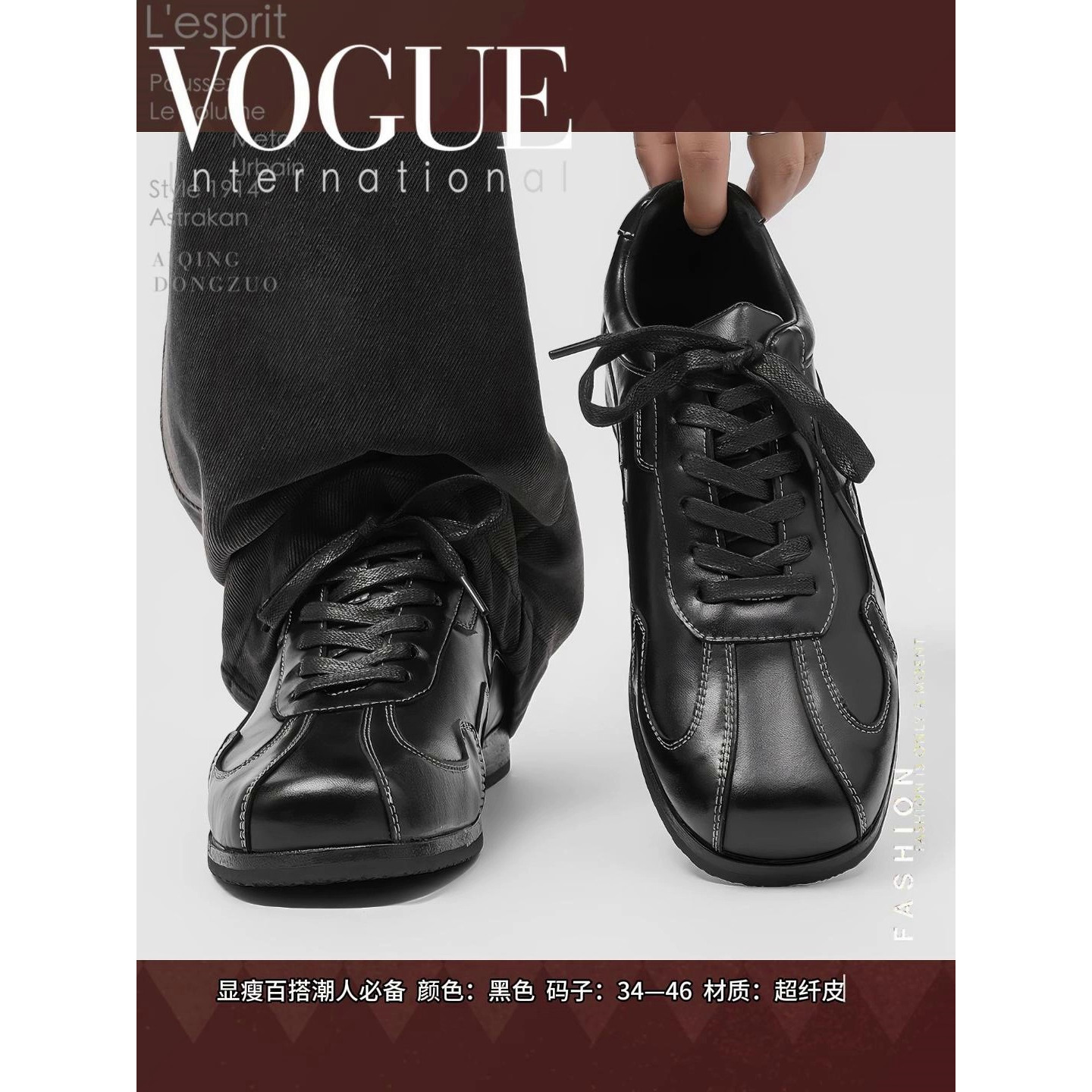 【香港&轻奢】2025年男女同款德训鞋牛男鞋真皮英伦复古休闲