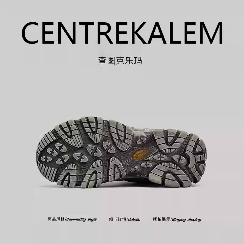 【美国CENTRE KALEM精选】中帮男女款真皮登山鞋耐磨减震防滑徒步