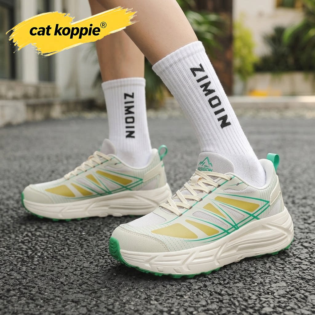 Cat Koppie2026新品网面宽头运动鞋宽脚鞋休闲鞋跑步鞋宽楦男鞋子
