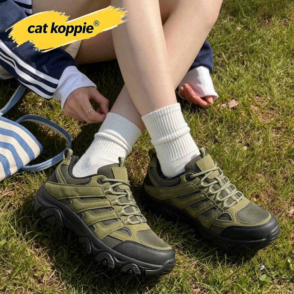Cat Koppie低帮防泼水户外登山鞋复古徒步越野爬山鞋实心底减震