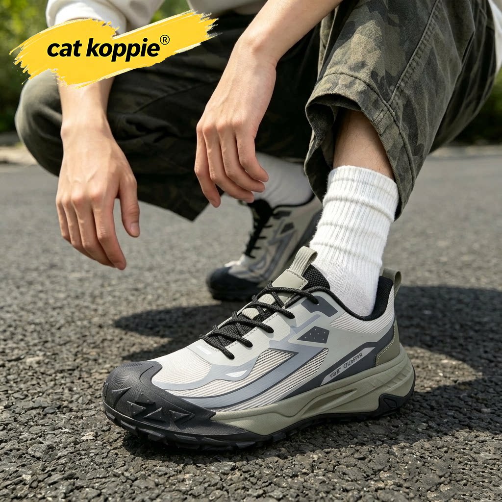 Cat Koppie户外登山鞋男鞋透气耐磨休闲鞋防滑徒步鞋轻便运动鞋