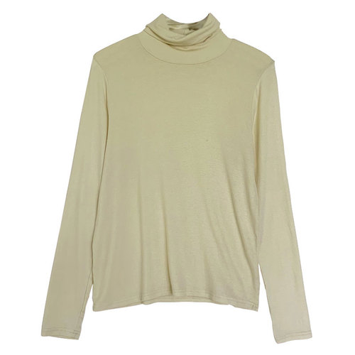 Price is not low 29 real-color long-sleeved T-shirt Korean version of the new slim high collar/round collar undercoat