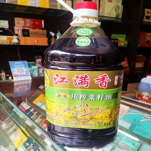非转基因压榨菜籽油 汉中纯正菜籽油 江满香菜籽油 家乡味菜油