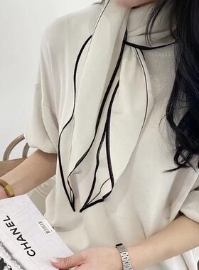 韩国东大门mystic春秋韩版女丝巾
