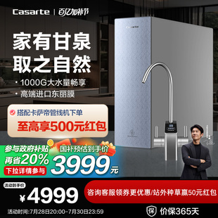 卡萨帝揽光套系锌锶矿泉水净水器家用厨房过滤器直饮机反渗透