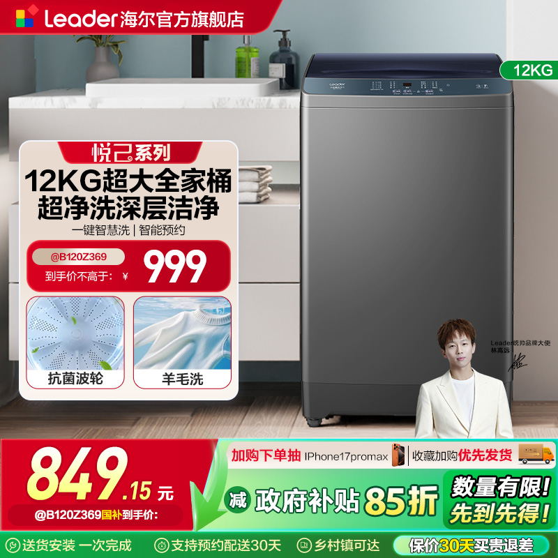 统帅12kg大容量全自动波轮洗衣机