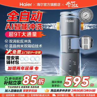 海尔前置过滤器家用全自动正反冲洗清洗防爆净水器品牌旗舰店HP45