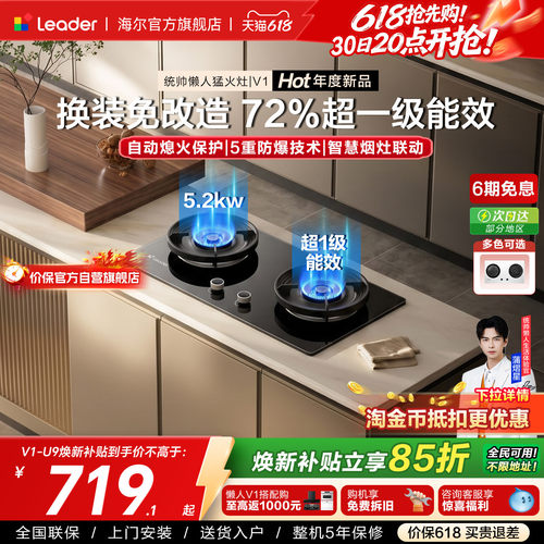 统帅5.2Kw懒人V1猛火烧烤灶