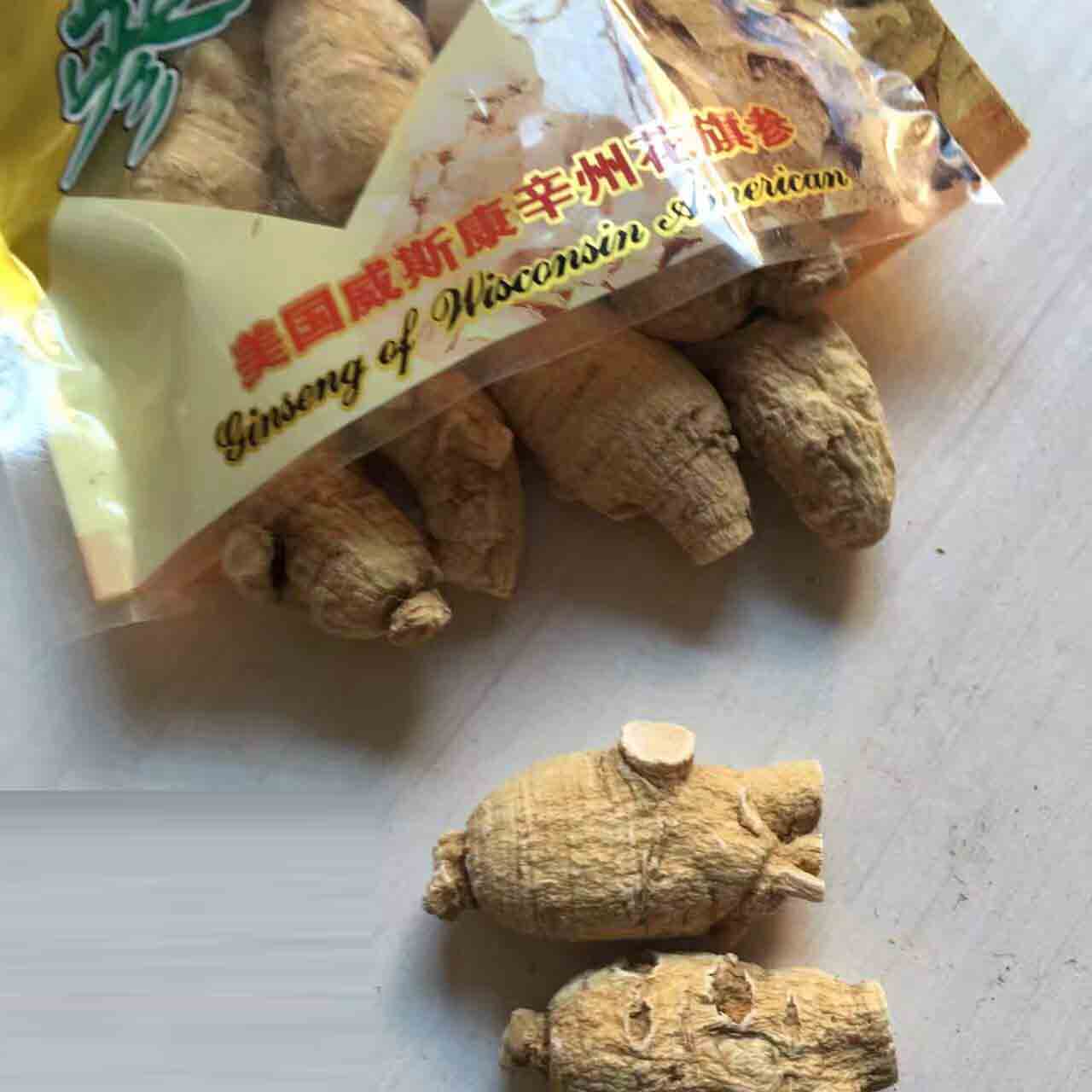 西洋参半斤花旗参全规格粒头250g足干可切片直播磨粉养生茶