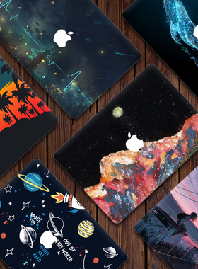 新款M3芯片苹果Macbook pro16贴纸macbookair13.6保护套PRO14 PRO13笔记本贴膜PRO15全套电脑外壳保护膜卡通