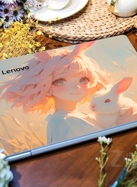 适用联想笔记本贴膜小新AIR14电脑贴纸拯救者R720 Y510 S41 310S 潮7000 510S 320C Y500外壳保护膜Y50炫彩贴