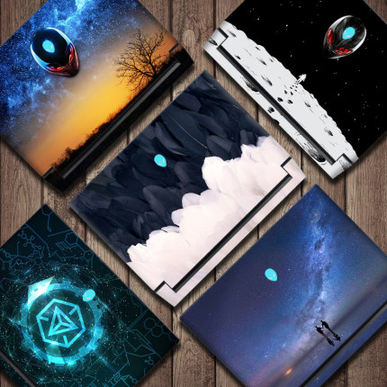 新款alienware外星人笔记本星舰16X Aurora X16 R2 X17 X15 M16 R2电脑贴纸X14 M17 M15贴膜外壳保护膜全套R7