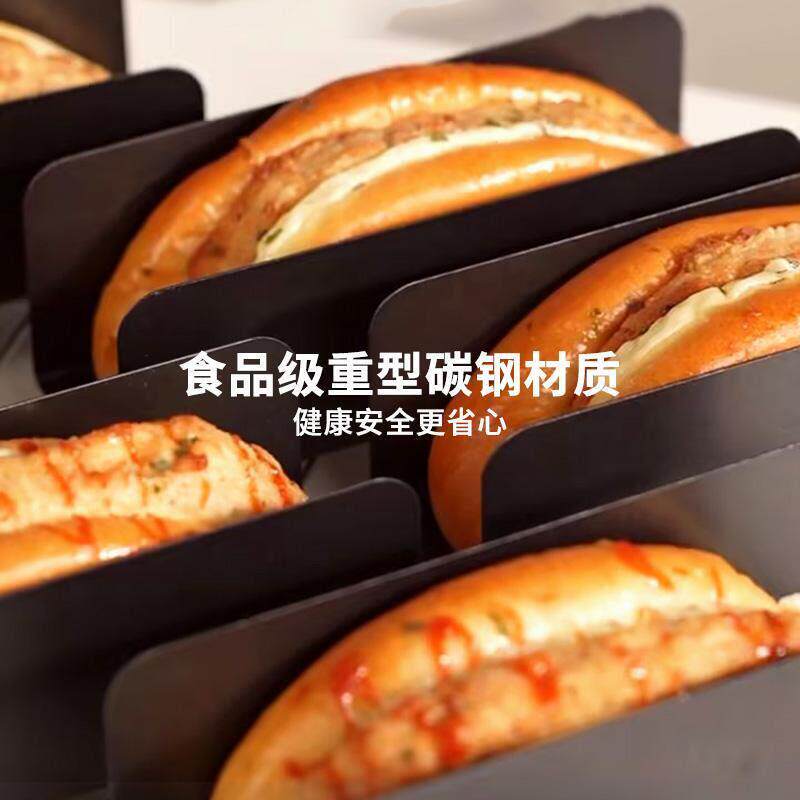 猪扒包模具U型不粘法棍热狗蔓越莓饼干火脚面包猪排吐司烘焙磨具
