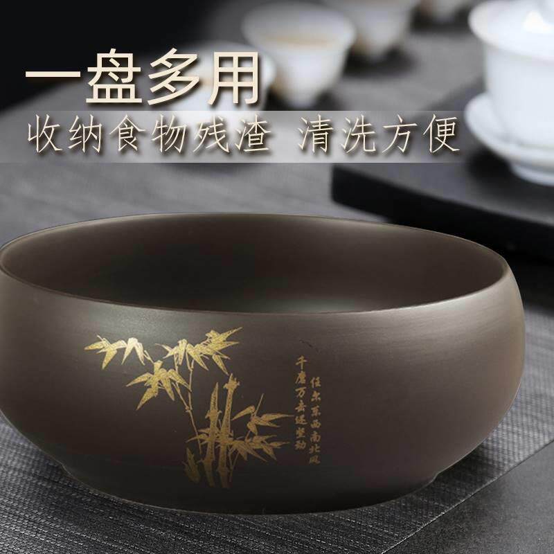 桌面垃圾桶桌上垃圾盘餐桌茶台茶几上的垃圾盒果皮吐骨头盘碟家用