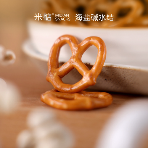 米惦碱水蝴蝶结健康零食酥脆饼干