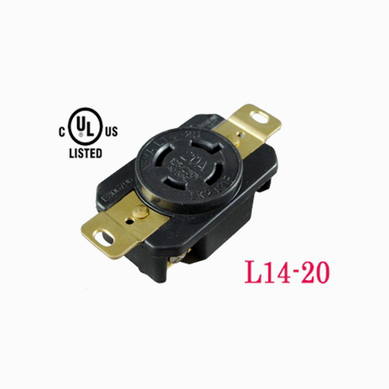 美规四孔插座LK-2421FL14-20UL