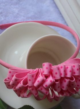 百搭气质款花瓣发箍