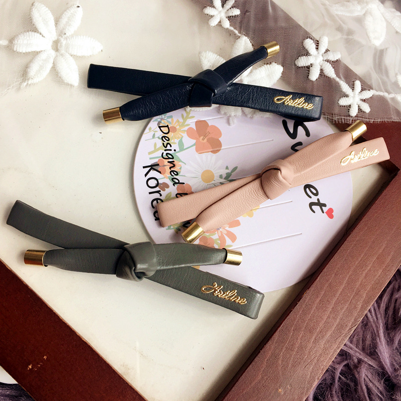 东大门韩国领结黑色一字夹