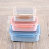 Пластиковый квадратный детский ланч-бокс из нержавеющей стали для школьников