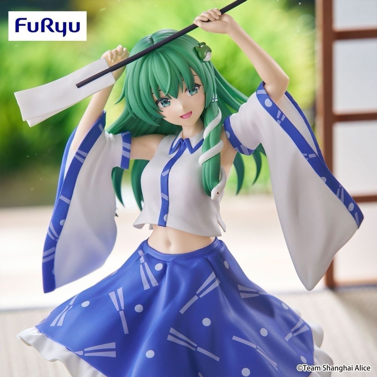 特典正版现货 FuRyu 东风谷早苗手办 东方Project 泡面压景品手办