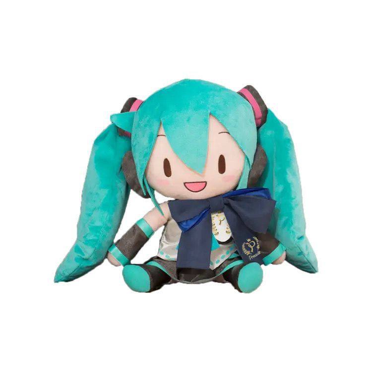 正版现货 世嘉SEGA VOCALOID 初音未来 蝴蝶结fufu 毛绒玩偶