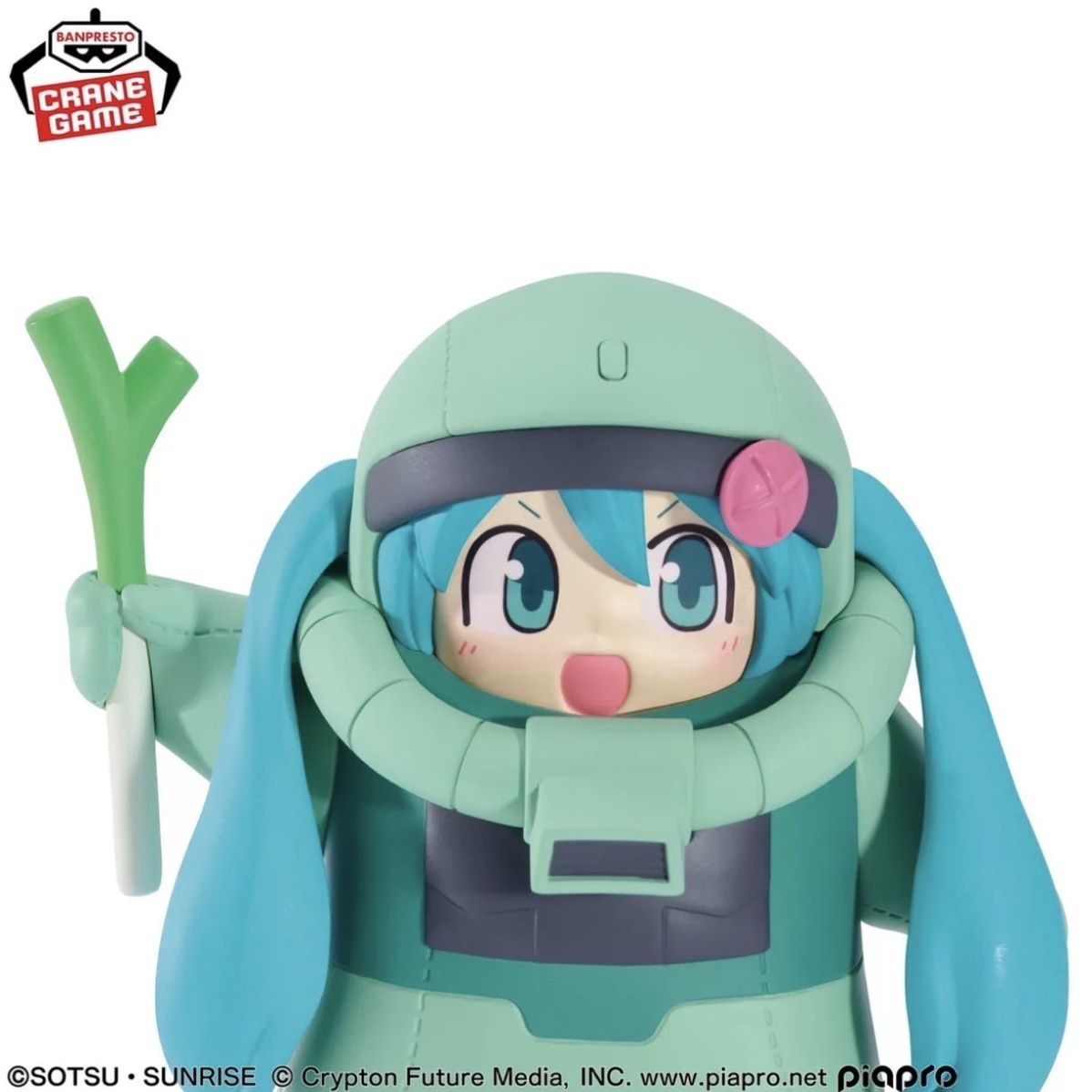 日版正版 眼镜厂 初音未来 高达45周年 扎古谷努咪 景品手办