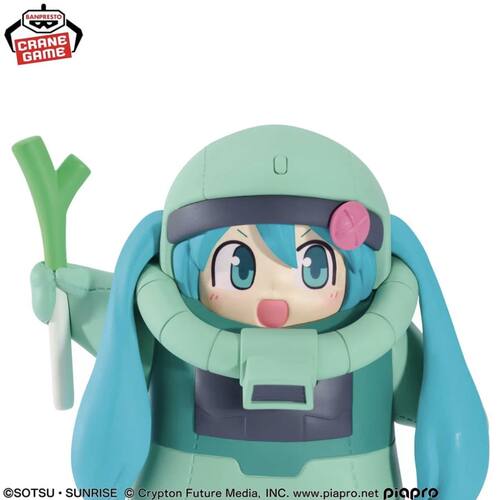 日版正版 眼镜厂 初音未来 高达45周年 扎古谷努咪 景品手办