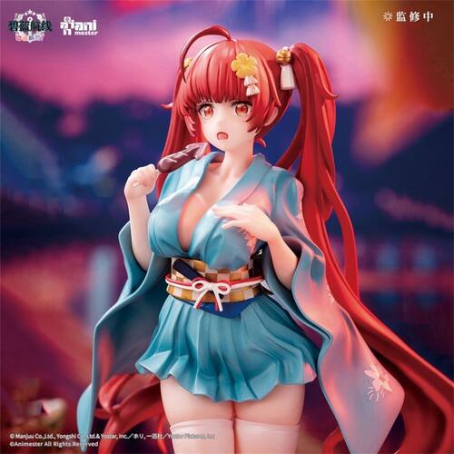 正版AniMester大漫匠 碧蓝航线 微速前行 火奴鲁鲁 浴衣Ver.手办