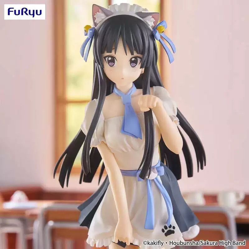 正版现货 FuRyu TTi 轻音少女 秋山澪 猫耳女仆 景品手办