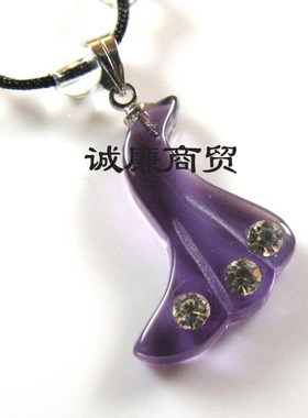 和美 水晶项链 紫色 jyg93430039