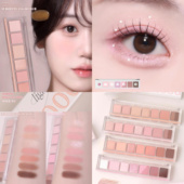 Cafe夏季 24年新品 韩国Peripera菲丽菲拉Soda 苏打8色尺子眼影盘