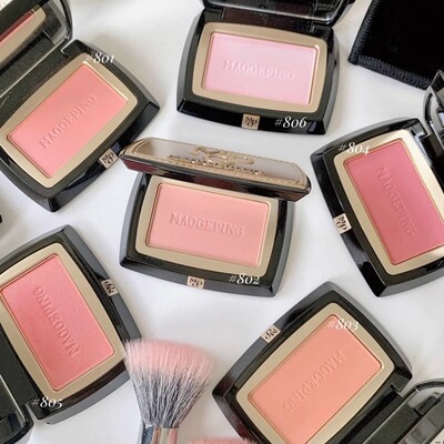 毛戈平腮红盘膨胀色显气色