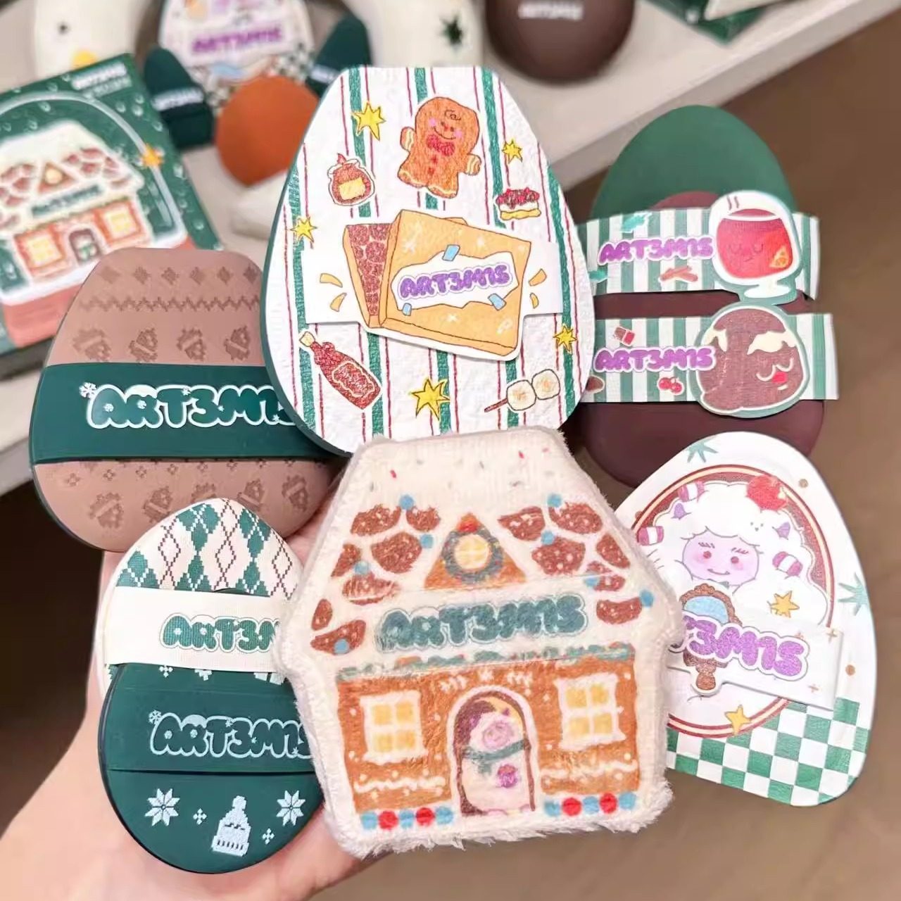 圣诞氛围~凹凸迷思粉扑绒冬雪境系列粉扑粉底液气垫专用不易吃粉,彩妆/香水/美妆工具,美妆蛋/扑/海绵,淘宝优惠券,粉丝福利购,淘宝优惠卷