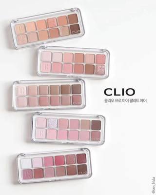 新品韩国CLIO珂莱欧12色眼影盘