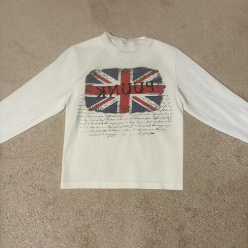 VintagePrintCasualT-Shirt