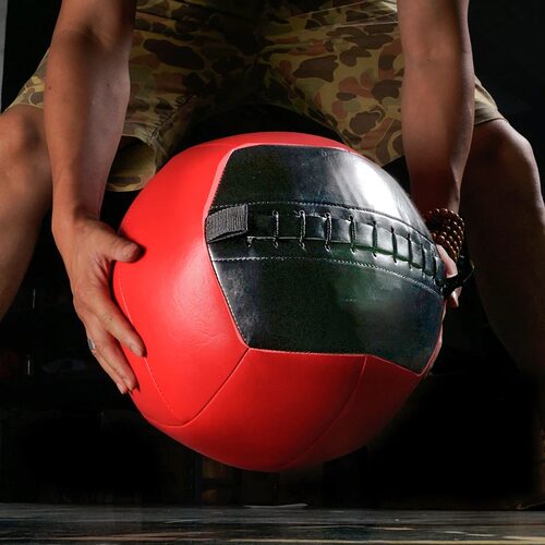 Pulling barbell ball volleyball use  gym Sports equipment.
