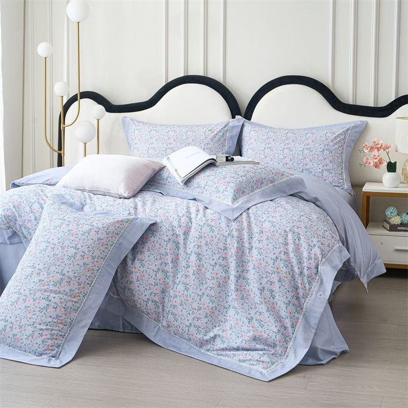 多喜爱美眠康新品线下款纯棉磨毛四件套缎盈绒秋冬季保暖套件全棉