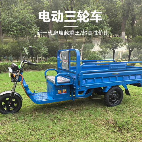 电动三轮车载重王成人拉货三轮