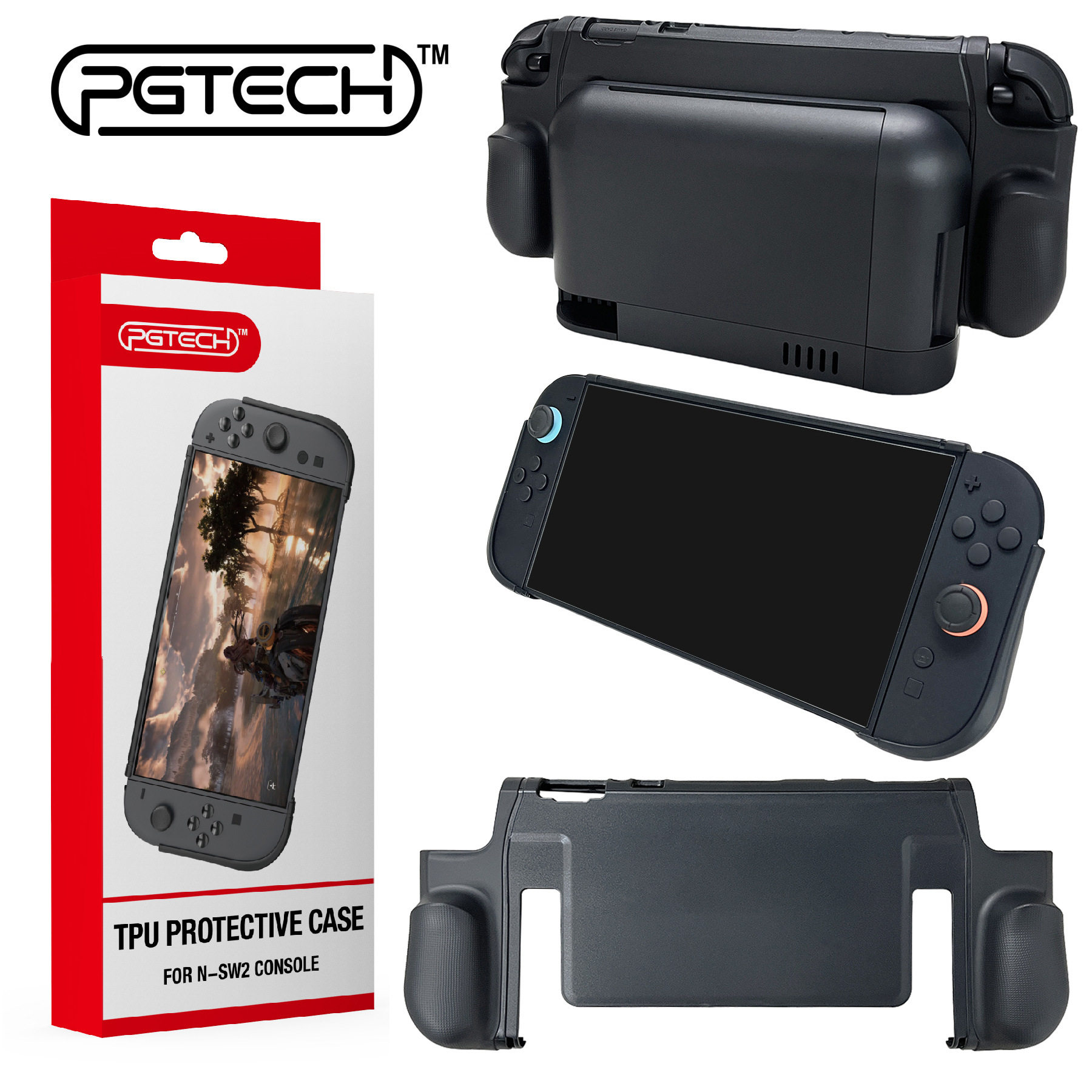 Switch2游戏主机一体保护壳switch2主机TPU简易防滑保护套
