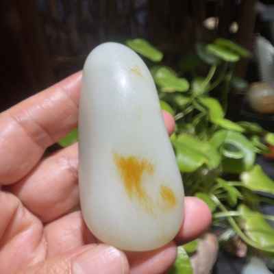 籽料原石手把件手玩料独籽雕刻料80.3克