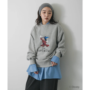 圆领卫衣宽松 超可爱软糯洗水毛圈爆裂印花长袖 日系春款 联名合作款