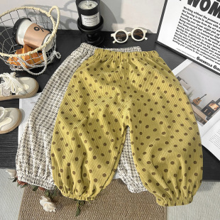 休闲裤 童裤 卫裤 春秋季 外穿裤 儿童运动裤 中小童男女童韩版 子 新款