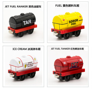 外贸玩具车合金磁性小火车油罐车厢拖卡儿童滑行玩具